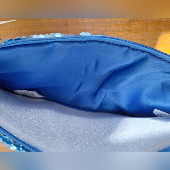 Disney Slippers Minnie Mouse Frozen Sequins Pencil Zip Pouch NEW Kid's Gift - Picture 7 of 9